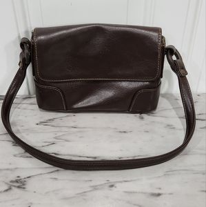 Nine West brown mini shoulder bag purse